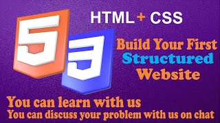 How to Build a Website in Correct Structured for Real Project by using HTML CSS Part-5