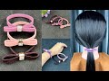 Elastic Hair Tie Making. DIY Hair Tie.