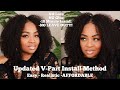 GAME CHANGER!!! Chile, I Tried V-Part Install With ZEROOOO Leave Out! | Curls, Curls