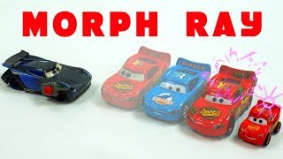 Jackson Storm Shoots A Morph Ray Device At Mack Hauler & Lightning Mcqueen Disney Stopmotion Cars