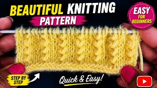 बहुत सुंदर आसान बुनाई डिज़ाइन | New Knitting Pattern for Sweater, Cardigan &amp; Baby Set 