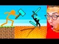 Watching The BEST Stick Fight MINECRAFT Animations!