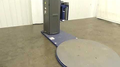 Lantech Q300 Low Profile Turntable Stretch Wrapper.