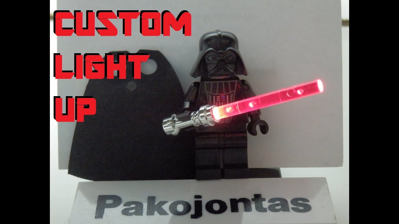 Lego Star Wars Darth Vader Light Up Lightsaber Hunkie