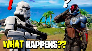 What Happens if Boss StormTroopers Meet Boss Foundation Fortnite! (Star Wars Vs Fortnite!)