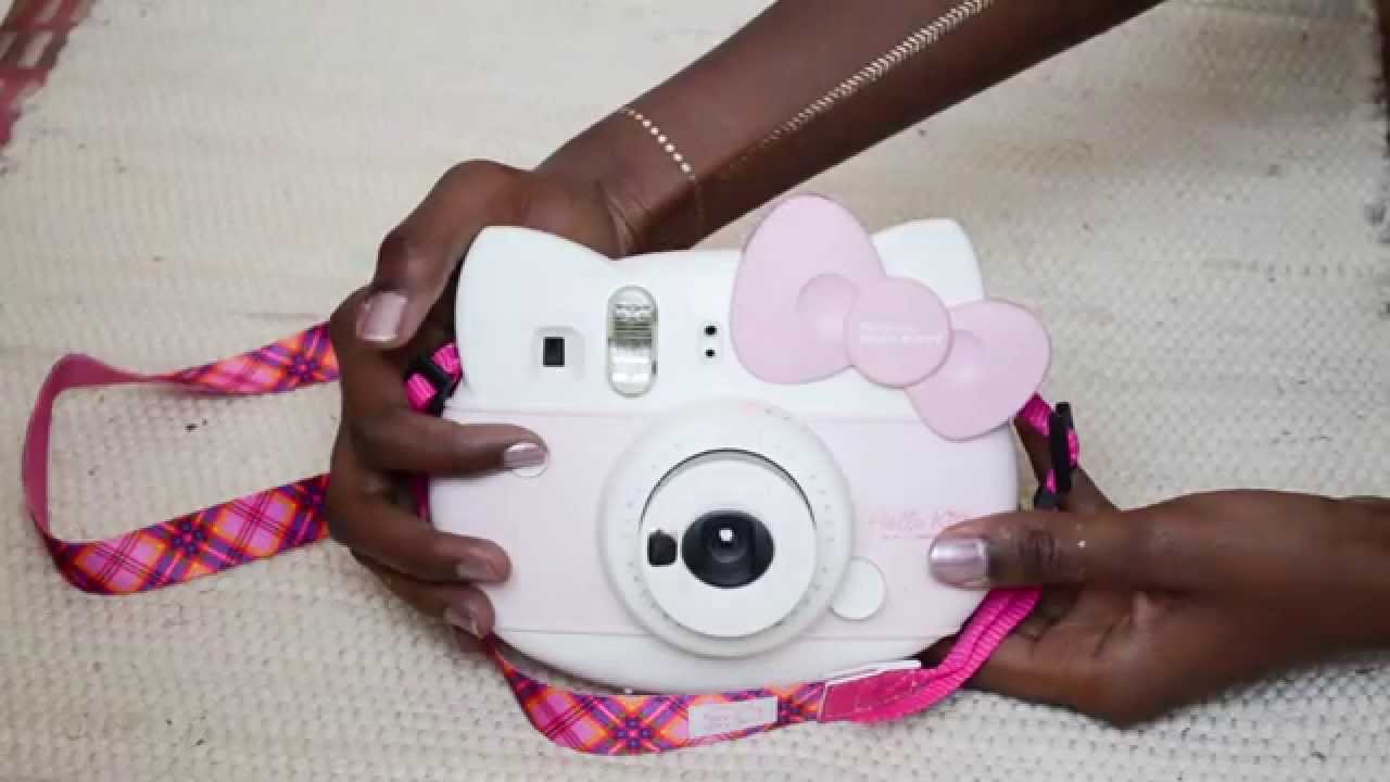 FUJIFILM INSTAX MINI HELLO KITTY CAMERA UNBOXING SETUP