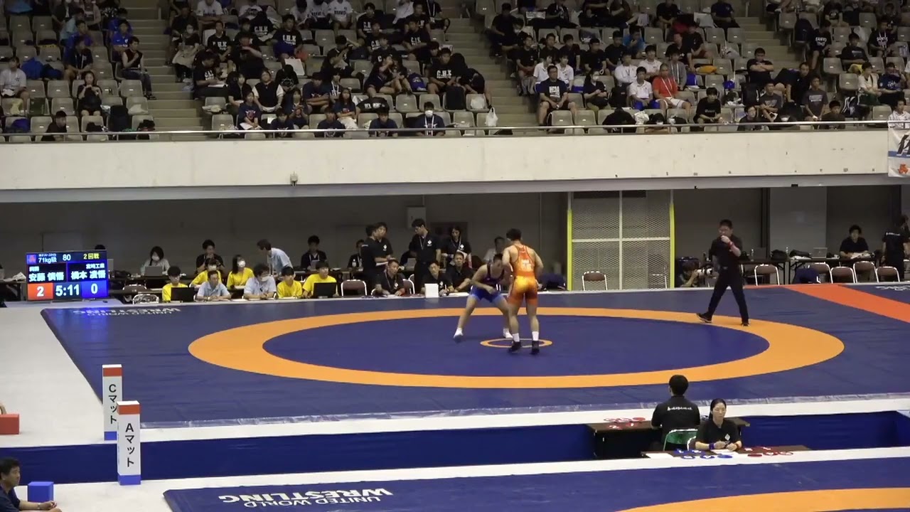 2023 IH Men's Wrestling 71kg Class Round 2: Shingo Ando (Kokoku