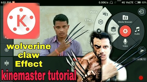 wolverine claw effect#kumar tech.#how to make wolverine claw effect in kinemaster easily