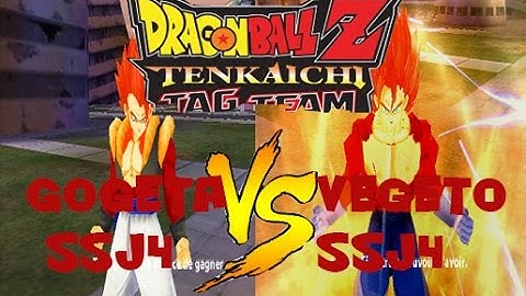 Dbz Tag Team Tenkaichi Vegeto SSJ4 VS Gogeta SSJ4 MODS