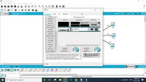 configure network and device in cisco packet tracer LAB-2