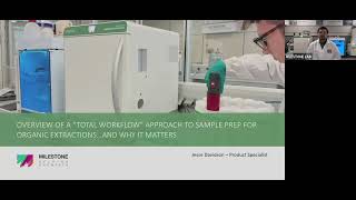 Microwave extraction, solvent addition, and sample filtration for semi-volatile organics analysis