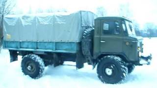 ГАЗ-66 по снегу