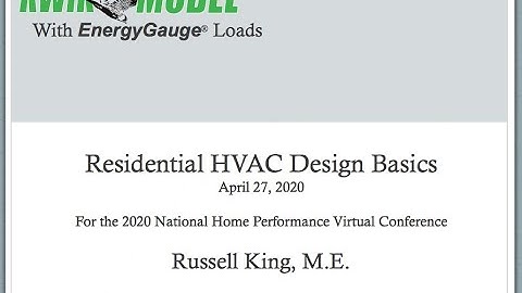 Part 2 - Example House Using 3D HVAC Design Software