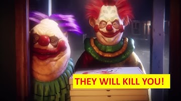 KILLER KLOWNS FROM OUTER SPACE THE GAME OFFICIAL GAMEPLAY TEASER TRAILER GAMESCOM 2023