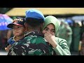 PEMBERANGKATAN SATGAS YONMEKANIS TNI KONGA XXIII- N/ UNIFIL LEBANON YONIF 726/TML KODAM HASANUDDIN