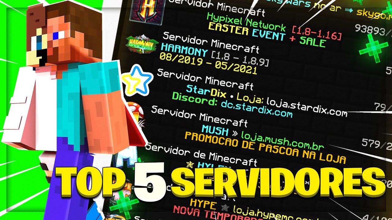 Os 19 melhores servidores de Minecraft para PC em 2023! - Liga dos Games