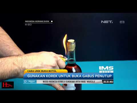 Video: Cara Membuka Sebotol Wain Tanpa Penutup Botol: Pelbagai Cara + Foto Dan Video