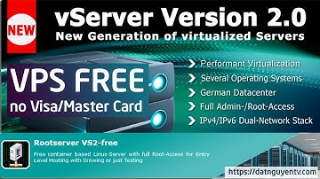 VPS Linux Free 1 Tháng Tại Euserv Không cần thẻ Visa/Master Card