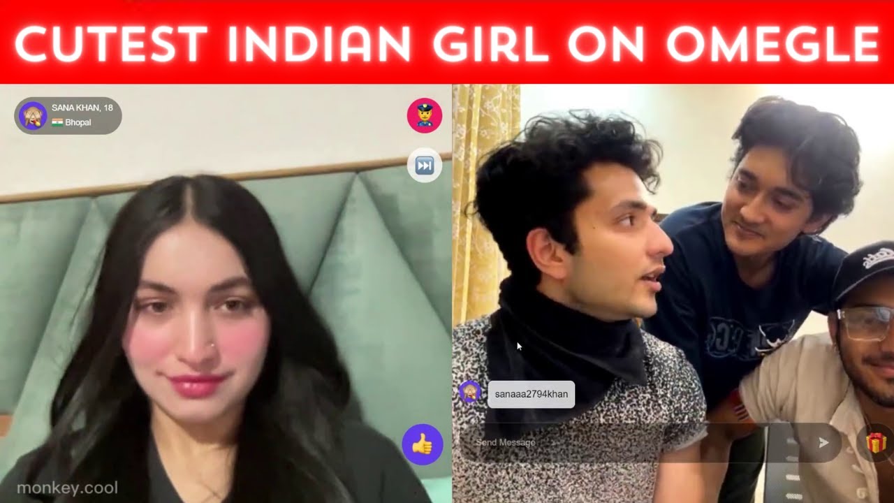 Cutest Indian Girl On Omegle | Omegle Harsh