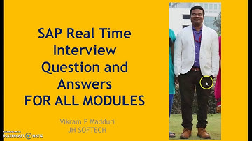 Mastering SAP Interview Questions: Expert Answers and Tips (Part 3)