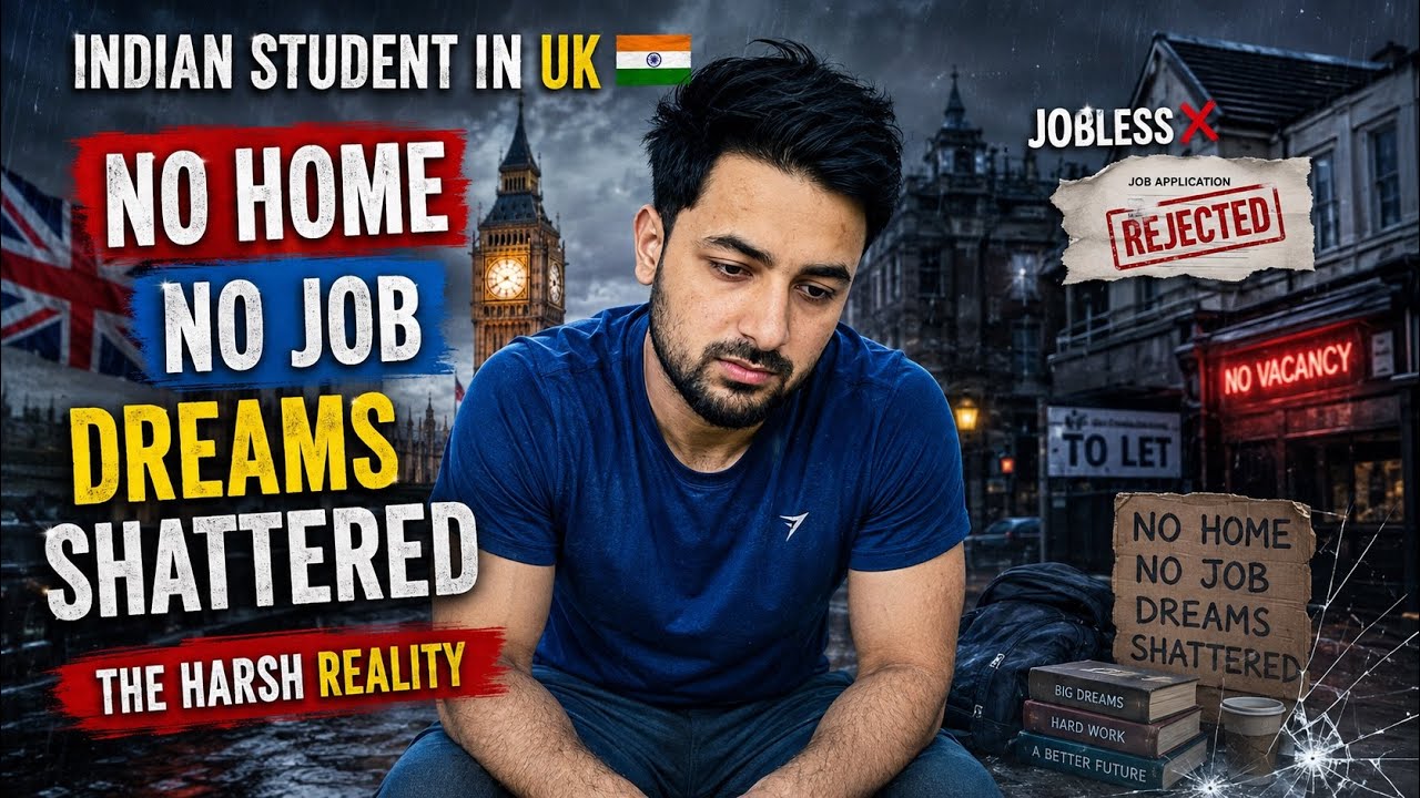 How I Became Homeless AND Jobless in the UK 🇬🇧 as an Indian Student | My first month in UK REALITY