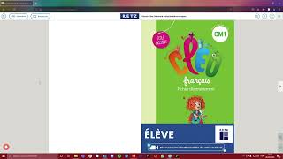Démo du manuel numérique élève enrichi CLÉO École inclusive