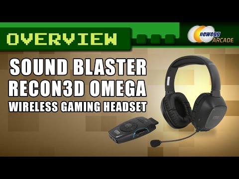 Creative Sound Blaster Recon3D Omega Wireless Gaming Headset Overview - Newegg Arcade