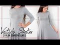 Diy vestido  cmo hacer un vestido con falda semicircular