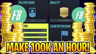 HOW TO MAKE 100K AN HOUR FIFA 22 BEST FIFA 22 SNIPING FILTER