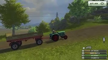 Kramer KL 200 tractor transport grain