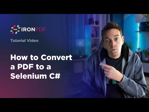 How to Read a PDF File in Selenium C# | IronPDF