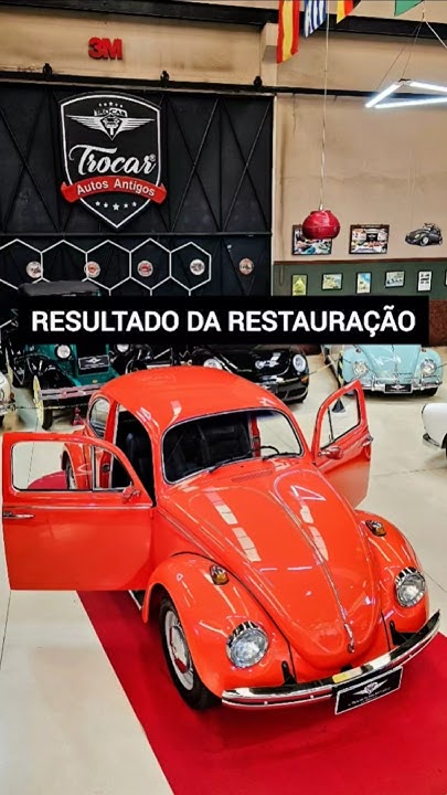 Veja o resultado desse projeto incrível! ❤️😍✨️🇧🇷Um Fusca 1975 na cor Vermelho Ibérico!