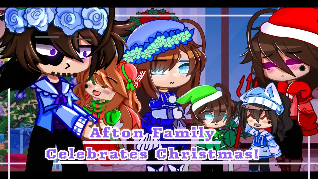 The Afton Family Celebrate Christmas! //Gacha Club, Angst// My AU