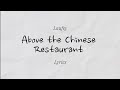 Above The Chinese Restaurant By Laufey Lyrics mp3