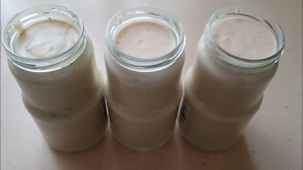 Мой постный майонез-3 лучших вкуса за 5 минут. - YouTube