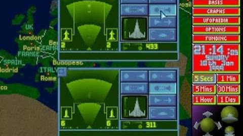 XCom: Enemy Unknown - Intercepting of UFO with two airplanes