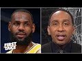 Stephen A. isn’t concerned about LeBron’s heavy workload with the Lakers | First Take