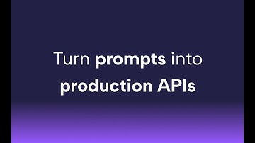 Turn GPT-3 Prompts into Production APIs