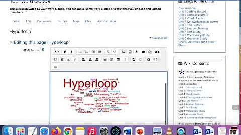 Adding new wiki page and pictures to Versatile e-learning wikis