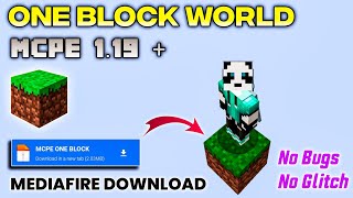 ONE BLOCK WORLD For MCPE 1.19 | Download And Play ONE BLOCK SURVIVAL MAP In Minecraft 1.19 screenshot 5