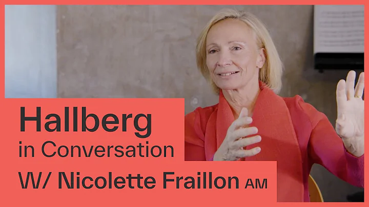 'You have paved the way for others' | Hallberg in Conversation with Nicolette Fraillon