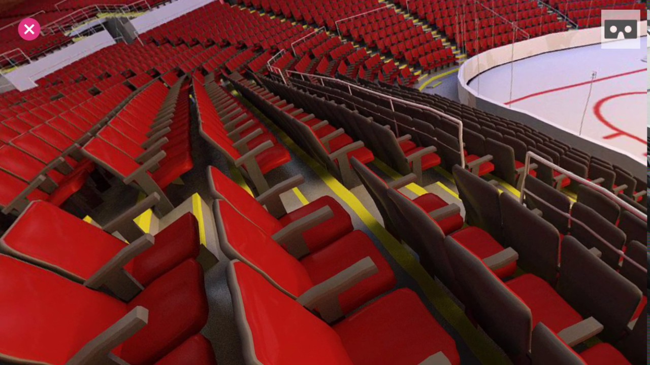 Virtual View Joe Louis Arena Youtube