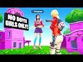 I Hacked My Wife's Account to SNEAK into GIRLS ONLY Fortnite Server...