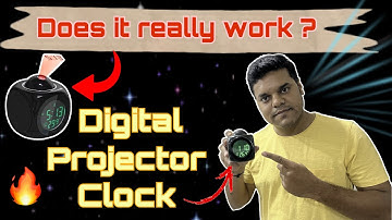 Digital projector alarm clock, Does it really work ?