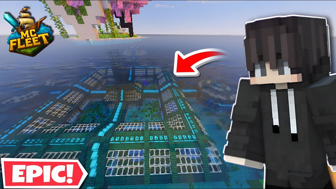 I Built The Ultimate Underwater Base In Mcfleet Server!