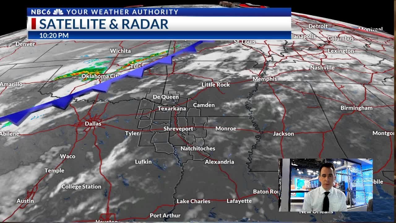 Scattered storms return late Tuesday into Wednesday - YouTube