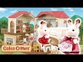 Hopscotch Rabbit Family moves into Calico Critters Red Roof Country Home