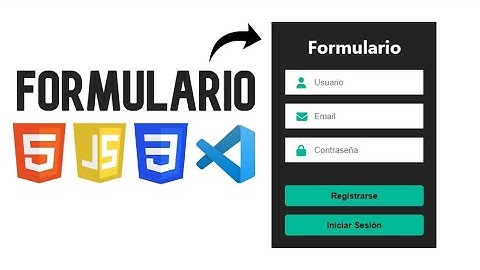 👉 como HACER un FORMULARIO en Visual Studio Code😱