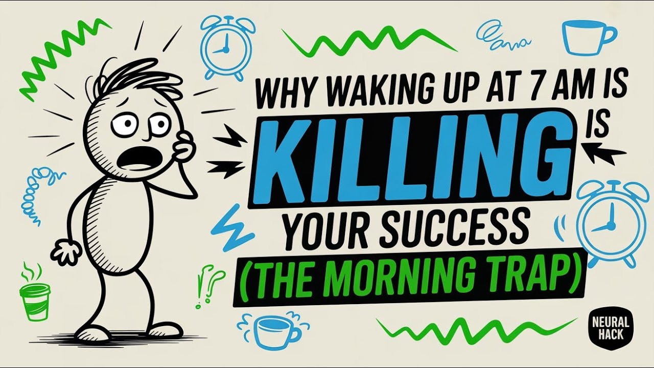 Why Waking Up At 7 AM Is KILLING Your Success (The Morning Trap)