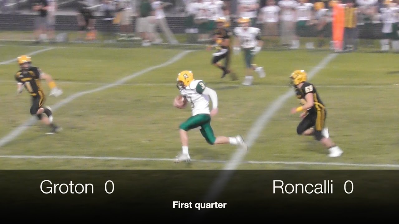 Highlights Groton Area vs. Aberdeen Roncalli football playoff game